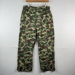 70's Vtg Ranger Vietnam Duck Camo Hunting Pants Men's M Fits 32x27
